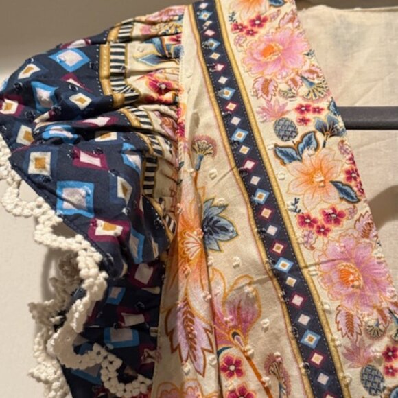 NWT Farm Rio | Cream Superbloom Tapestry Maxi Dress | Floral | Size: XS - Picture 8 of 16